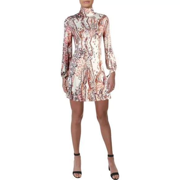 Free People Dresses & Skirts - Free people ivory printed all dolled up mini dress